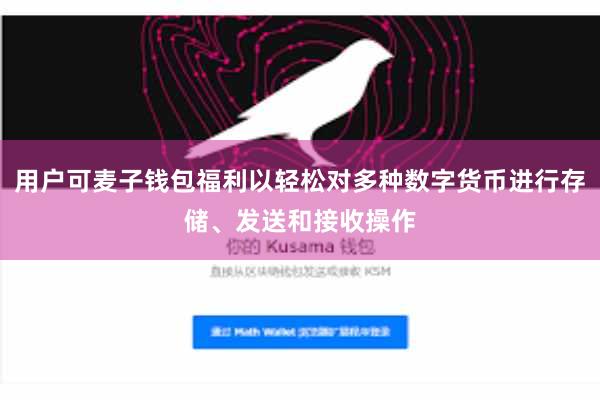 用户可麦子钱包福利以轻松对多种数字货币进行存储、发送和接收操作
